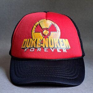 Duke Nukem Forever USED Hat (Red, Snapback, Trucker, Video Game, Promo, Gearbox)